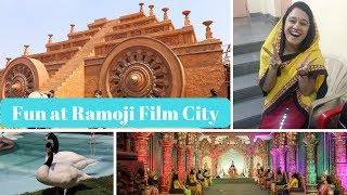 Ramoji Film City | Playing a Heroine | Bahubali Set | Hyderabad Day 7 screenshot 4