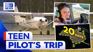 Sydney teen to fly solo around Australia | 9 News Australia