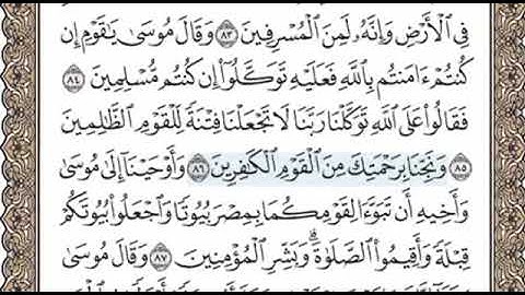 سورة يونس الصفحة 218 الشيخ محمد صديق المنشاوي