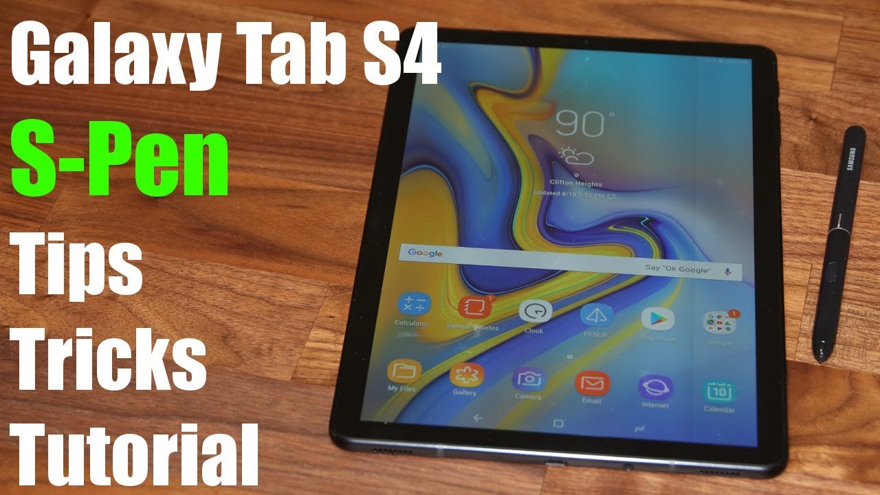 Full S-Pen Tips, Tricks & Tutorial for Samsung Galaxy Tab S4 (and Note 9) -  YouTube