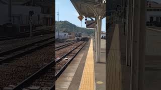 #shorts #鉄道 #発車シーン イヤホン、ヘッドホン、スピーカー推奨 三重県多気郡多気町 多気駅より 快速みえ16号 名古屋行き キハ75系気動車