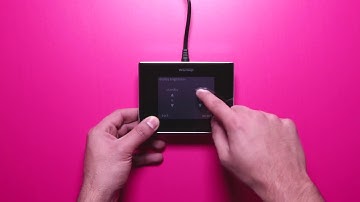How to Increase the Screen Brightness - 4iE Smart Thermostat Instructions