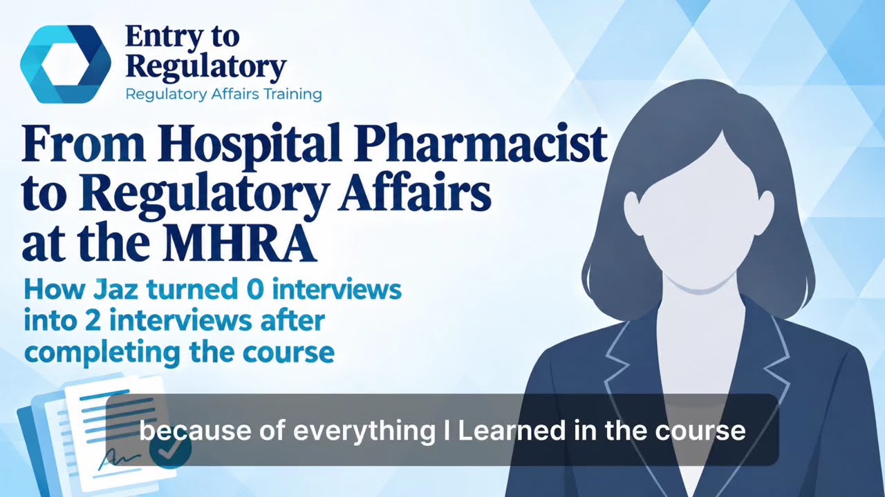 She went from feeling STUCK… to landing an MHRA job offer. 🎯