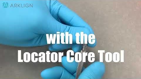 remove and replace Locator Overdenture housing sleeves with the Locator Core Tool.