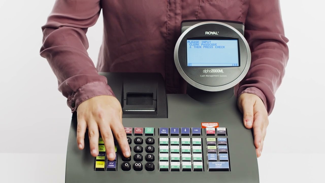 Royal 2000ML Electronic Cash Register - Royal