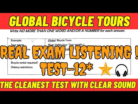 global bicycle tours ielts listening answers