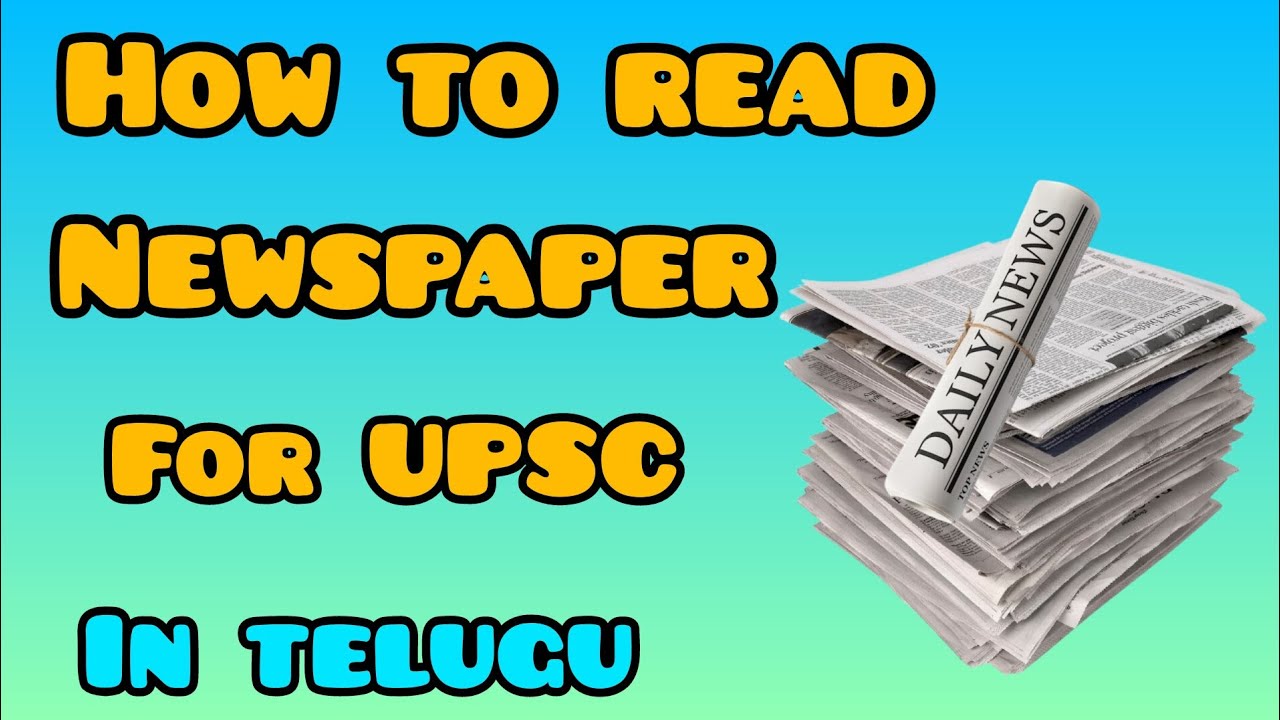How to Read Newspaper for UPSC ? || thatupscgirl || The Hindu || in ...