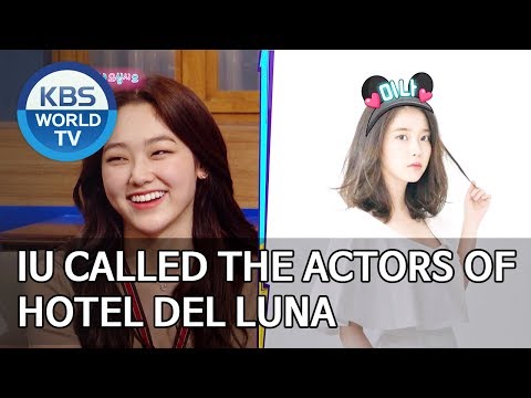 IU called the actors of Hotel Del Luna [Happy Together/2019.10.24]