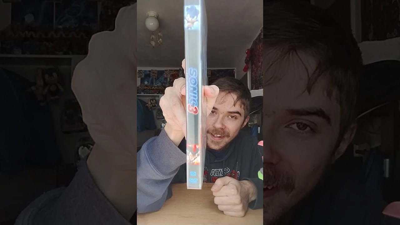 The Unboxing Of Sonic The Hedgehog Movie 3 On DVD
