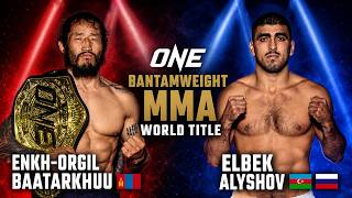 Enkh-Orgil Baatarkhuu 🇲🇳 vs. Elbek Alyshov 🇦🇿🇷🇺 | ONE Bantamweight MMA World Title Preview