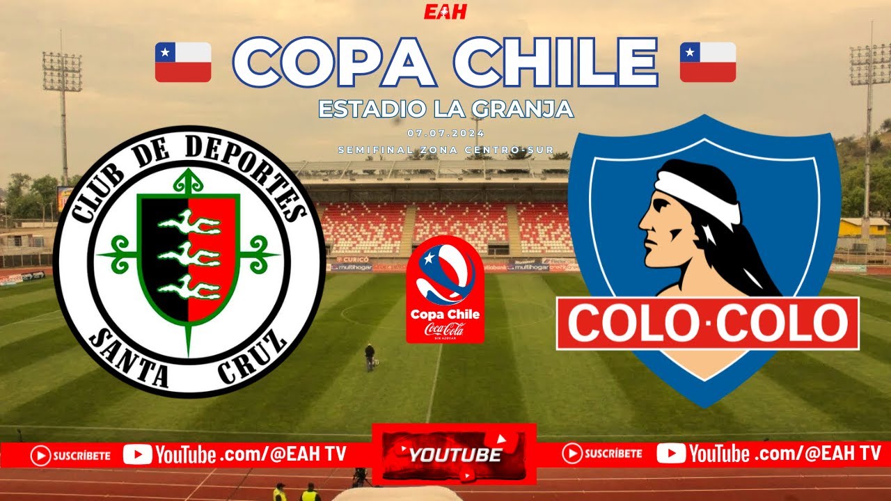  🔥⚽ ️!![DIRECTO HD] Santa Cruz vs ColoColo en vivo online! Copa Chile
