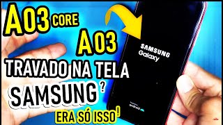 A03, A03s, A03Core Travado na tela inicial Samsung Galaxy? TENTE ISSO ANTES DE LEVAR NO TÉCNICO! screenshot 3