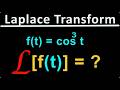 Laplace transform of cos cube t