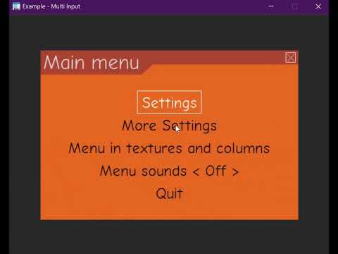 pygame-menu — A menu for pygame. Simple, and easy to use - YouTube