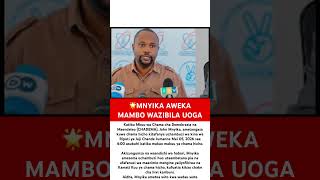 MNYIAKA AWEKA MAMBO HADHARANI MNYIAKA AWEKA MAMBO HADHARANI