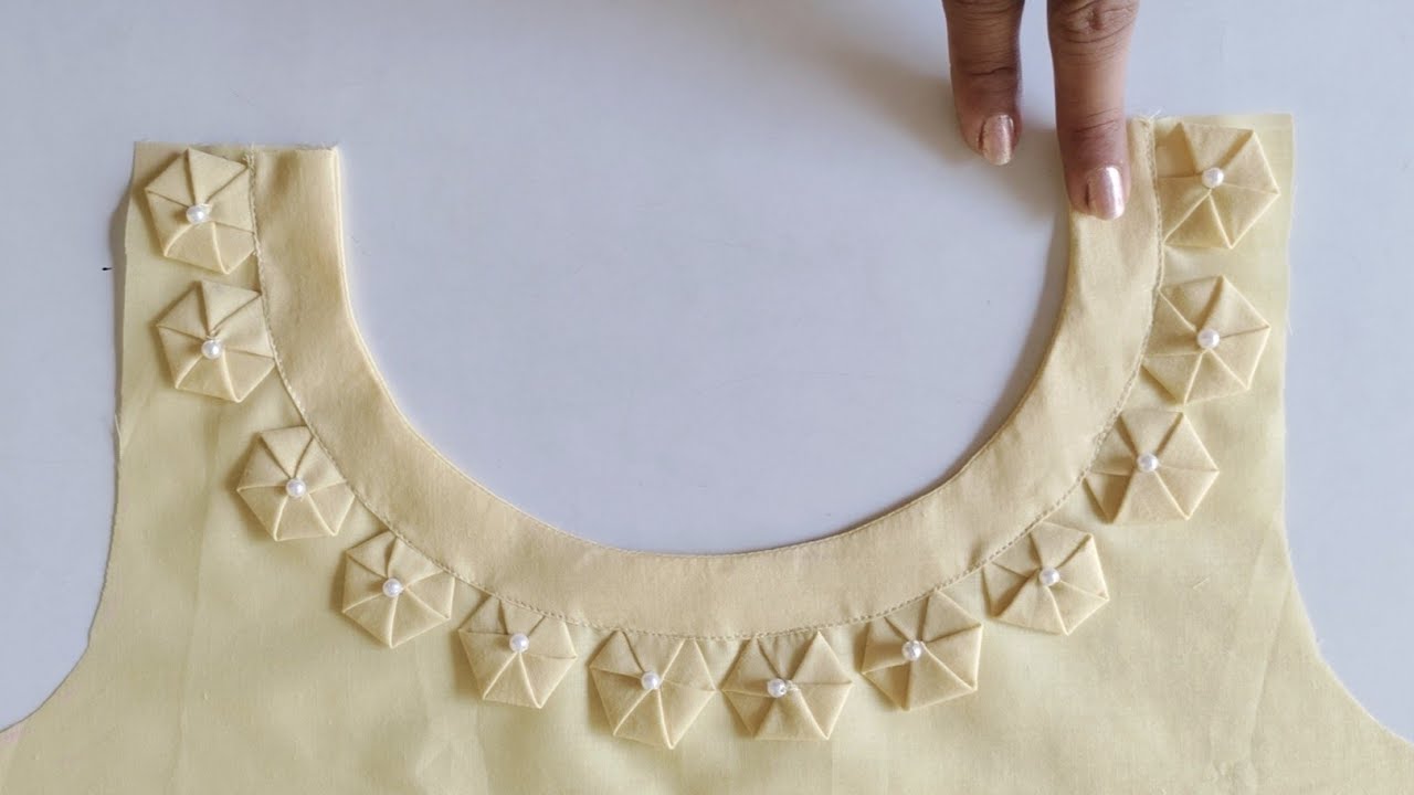 Very Stylish and Easy Neck Design for Kurti/Suit Cutting and Stitching -  YouTube