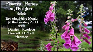 The Folklore Of Flowers The Flower Fairy Garden Bluebell Daffodil Daisy Heather Foxglove