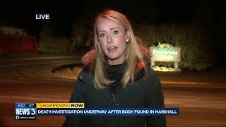 Investigators believe body found in Marshall cornfield, suspicious vehicle nearby linked