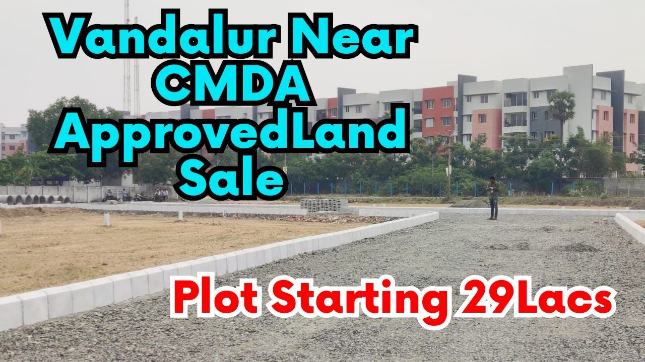Land sale in vandalur / 29 lac plot sale vandalur mannivakkam/ 2bhk