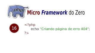 #16 Curso PHP   Micro Framework do zero - Criando pagina de erro 404