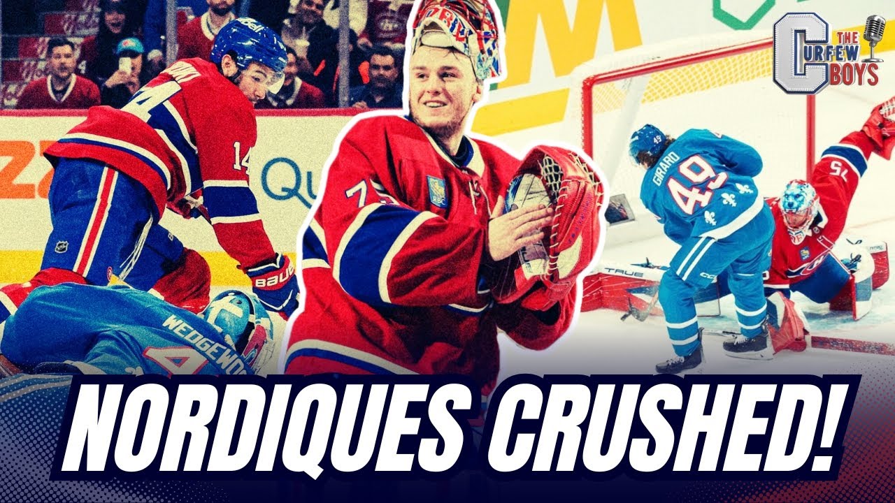 Montreal Canadiens CRUSH The Avalanche in Nordiques Jerseys + Play Jakub Dobes MORE! Ep. 239