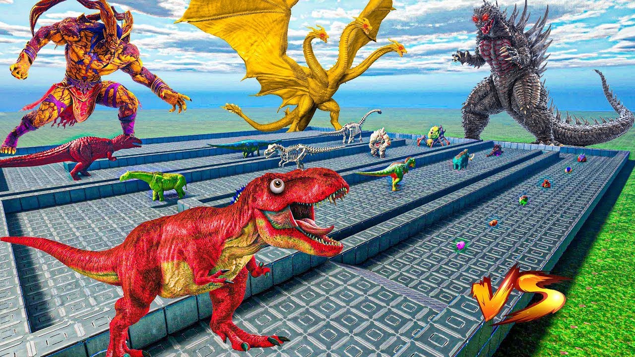 Feb 2025’s NEW DINOS Take On EVERY ARK BOSS & TITAN! (EPIC Battle)