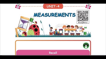 MEASUREMENTS  - UNIT 4 -  TERM 3 -  MATHS  -  3RD STANDARD  -  ENGLISH MEDIUM - Part 1