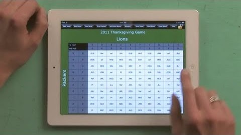 How to Make Super Bowl Squares Using the iPad : iPad Help