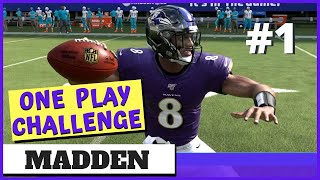 Madden 20 Gameplay: Do The Same Play All Game Challenge | Lamar Jackson Strategy by Rudy Banks 24 views 3 years ago 41 minutes