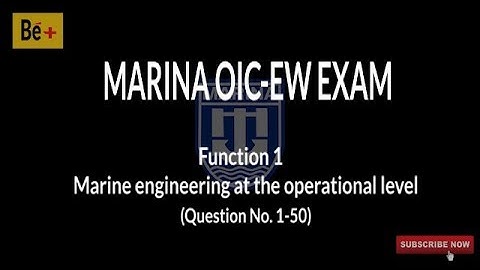 Marina OIC-EW Exam Reviewer (Function 1, Part 1)