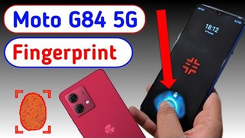 Moto G84 5g Display fingerprint Lock Setting | How to set fingerprint screen lock in moto g84 5g