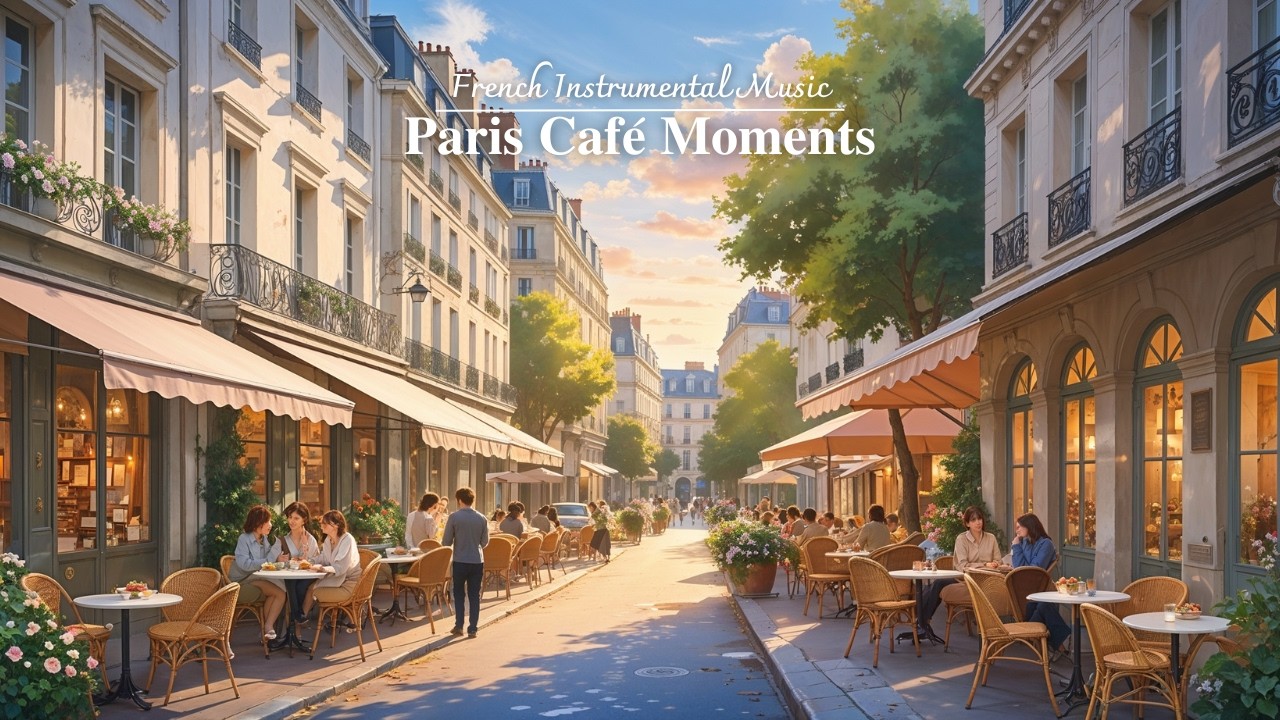 𝐏𝐚𝐫𝐢𝐬 𝐂𝐚𝐟𝐞́ 𝐌𝐨𝐦𝐞𝐧𝐭𝐬 ☕ French Instrumental Music Playlist | Soft Morning Melodies