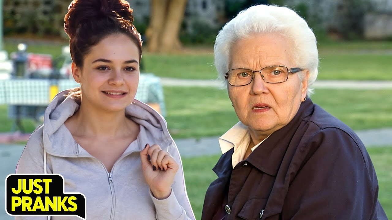 They Hid a Speaker in the Bike and Grandma Got MAD! 😱🚲😆 | Just Pranks
