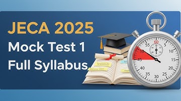 WBJEE JECA 2025 Full Mock Test 1 | 50 Important Questions | All Topics Covered #jeca