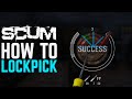 SCUM lockpicking guide | Gameplay 2021