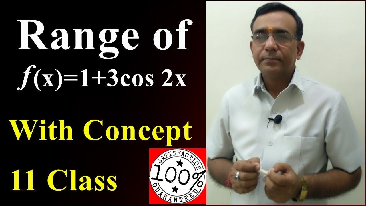 class-11-maths-find-the-domain-and-range-of-function-f-x-1-3-cos-2x
