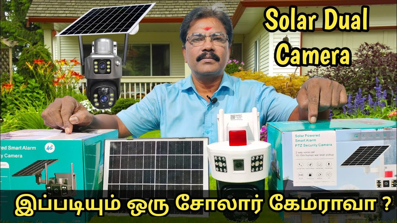 Solar Dual CCTV Camera | 4G, Two Way Audio, Motion Track, Alarm, Night Vision, Built in Siren | 2026