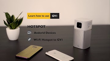 How to Connect BenQ GV1 with Android Through Hotspot