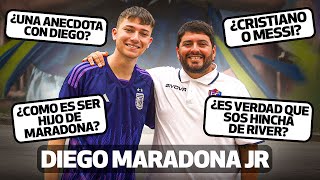 PREGUNTAS Y RESPUESTAS CON DIEGO MARADONA JR