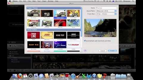 iMovie 11 - How to create a new Project