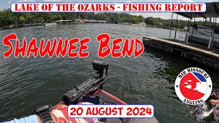 Lake of the Ozarks Bass Fishing - 20 August 2024 | Fishing report
