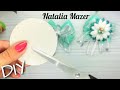 Шаблон для цветов легко/Бантики из репсовых лент/DIY NATALIA MAZER