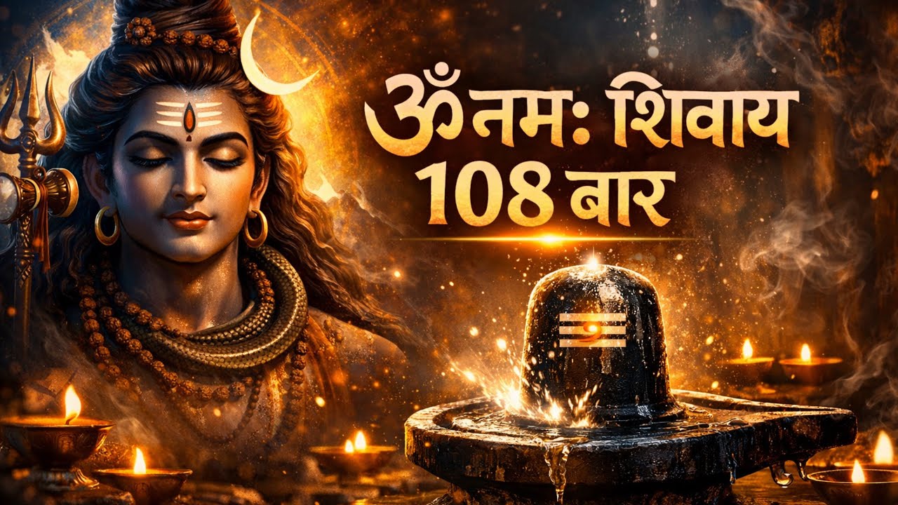 ॐ नमः शिवाय 108 बार | Om Namah Shivaya 108 Times | Powerful Shiva Mantra
