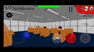 Red basics in A among us with super Duper Ultra fast edition android port (Baldi basics mod)