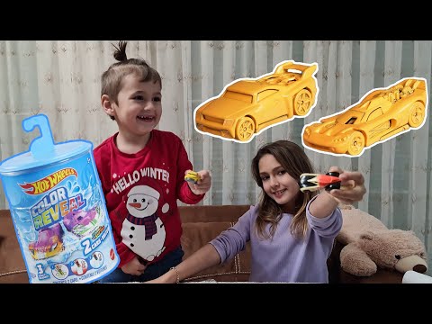 Sıcak Soğuk suda renk değiştiren Hot wheels arabalar