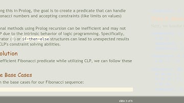 Efficiently Compute Fibonacci Numbers in Prolog Using CLP