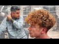 The Most CHALLENGING Haircut So Far - Unique Curly Hairstyle