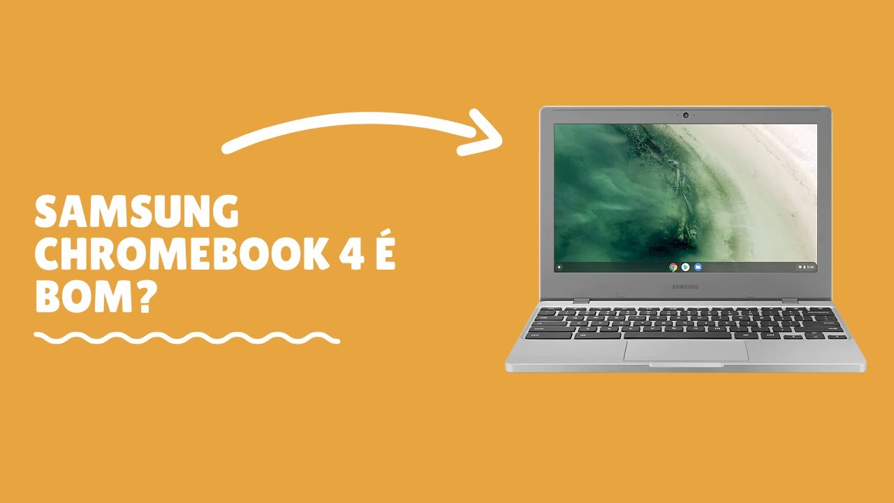 Novo Samsung Chromebook 4 XE310XBA-KT1BR, ideal para estudos
