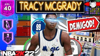 RETIRE YOUR SHARP BUILD NOW TRACY MCGRADY BUILD IS A DEMIGOD IN NBA 2K22