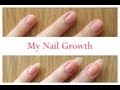 Nail Growth And Cutting My Stiletto Nails (time lapse)